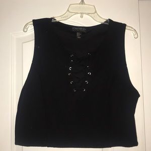 Front lace-up shirt!